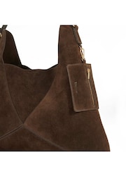 Dune London Brown Dearest Slouch Hobo Shoulder Bag - Image 5 of 5