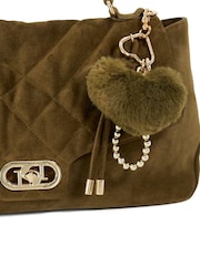 Dune London Green Regency Large Premium Shoulder Bag - Image 3 of 5