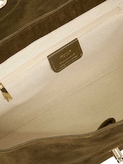 Dune London Green Regency Large Premium Shoulder Bag - Image 4 of 5