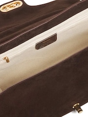 Dune London Brown Regency Large Premium Shoulder Bag - Image 4 of 5
