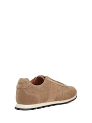 Dune London Brown Treyson Clean Panel Runner Trainers - Image 3 of 6