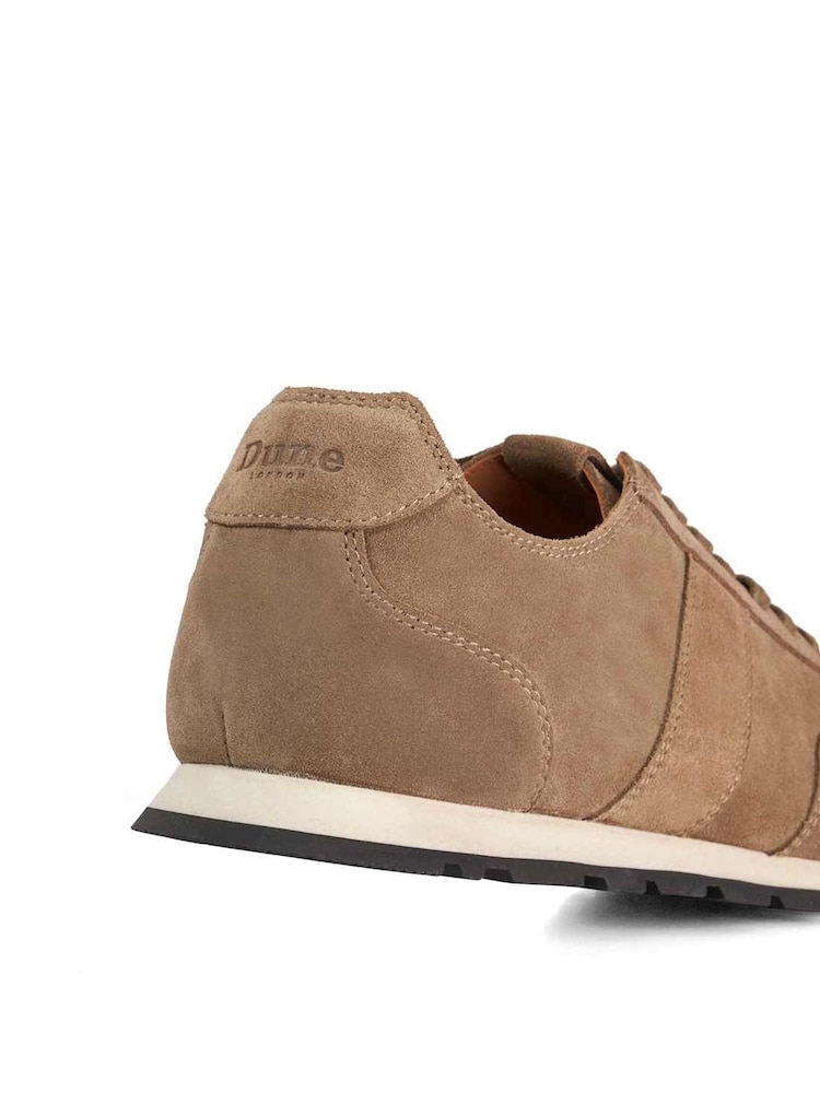 Dune London Brown Treyson Clean Panel Runner Trainers - Image 6 of 6