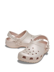 Crocs Pink Classic Pearl Shine Clogs - Image 4 of 6