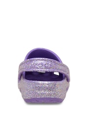Crocs Purple Classic Fantasy Glitter Clogs - Image 4 of 7