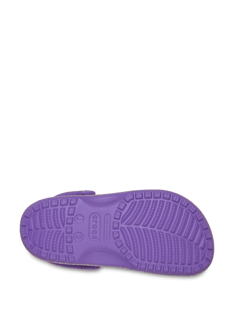 Crocs Purple Classic Fantasy Glitter Clogs - Image 7 of 7 Crocs Purple Classic Fantasy Glitter Clogs - Image 7 of 7
