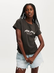 Cotton On Black Baby Graphic T-Shirt - Image 1 of 4