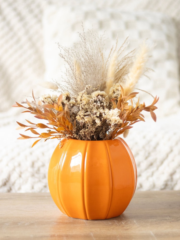 Something Different Orange Pumpkin Vase - Image 1 of 3 Something Different Orange Pumpkin Vase - Image 1 of 3