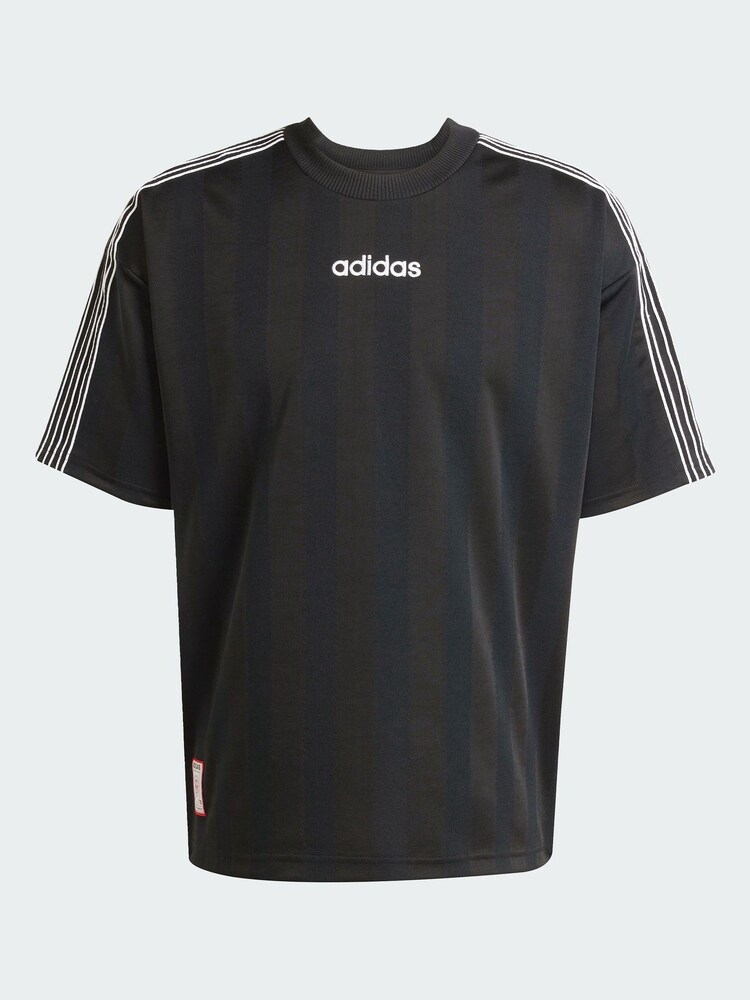 adidas Originals Black 90s Stripe Jersey - Image 2 of 5