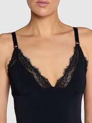 Heist The Bridget Microfibre and Lace Black Bodysuit - Imagem 5 de 5