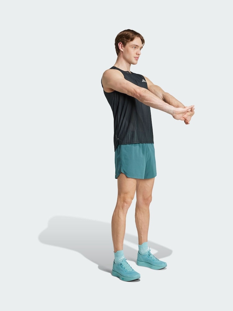 adidas Black Adi365 Running CLIMACOOL+ Tank Top - Image 1 of 6 adidas Black Adi365 Running CLIMACOOL+ Tank Top - Image 1 of 6