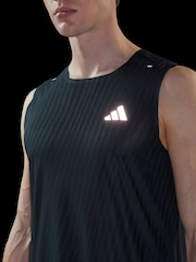 adidas Black Adi365 Running CLIMACOOL+ Tank Top - Image 5 of 6