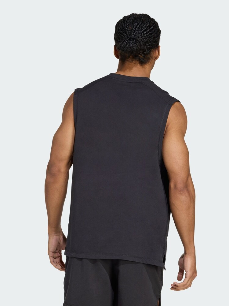 adidas Black D4T X Sleeveless Tank Top - Image 5 of 5 adidas Black D4T X Sleeveless Tank Top - Image 5 of 5