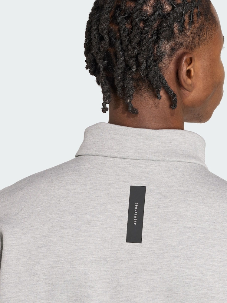 adidas Grey Z.N.E. Track Top - Image 2 of 5 adidas Grey Z.N.E. Track Top - Image 2 of 5