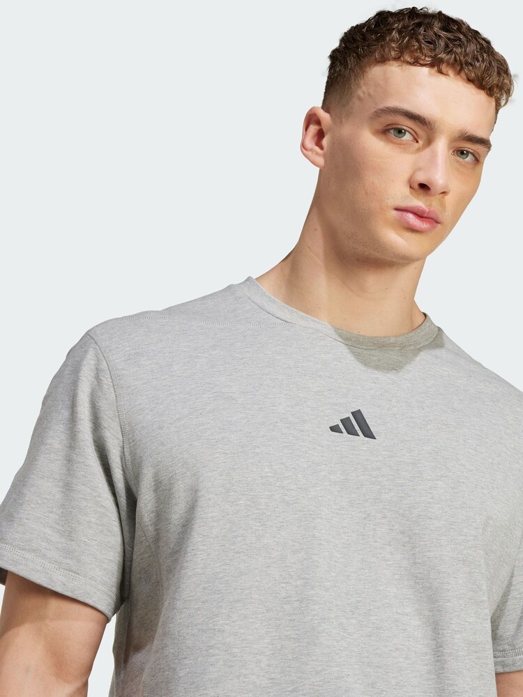 adidas Grey D4T X T-Shirt - Image 2 of 5
