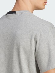 adidas Grey D4T X T-Shirt - Image 3 of 5