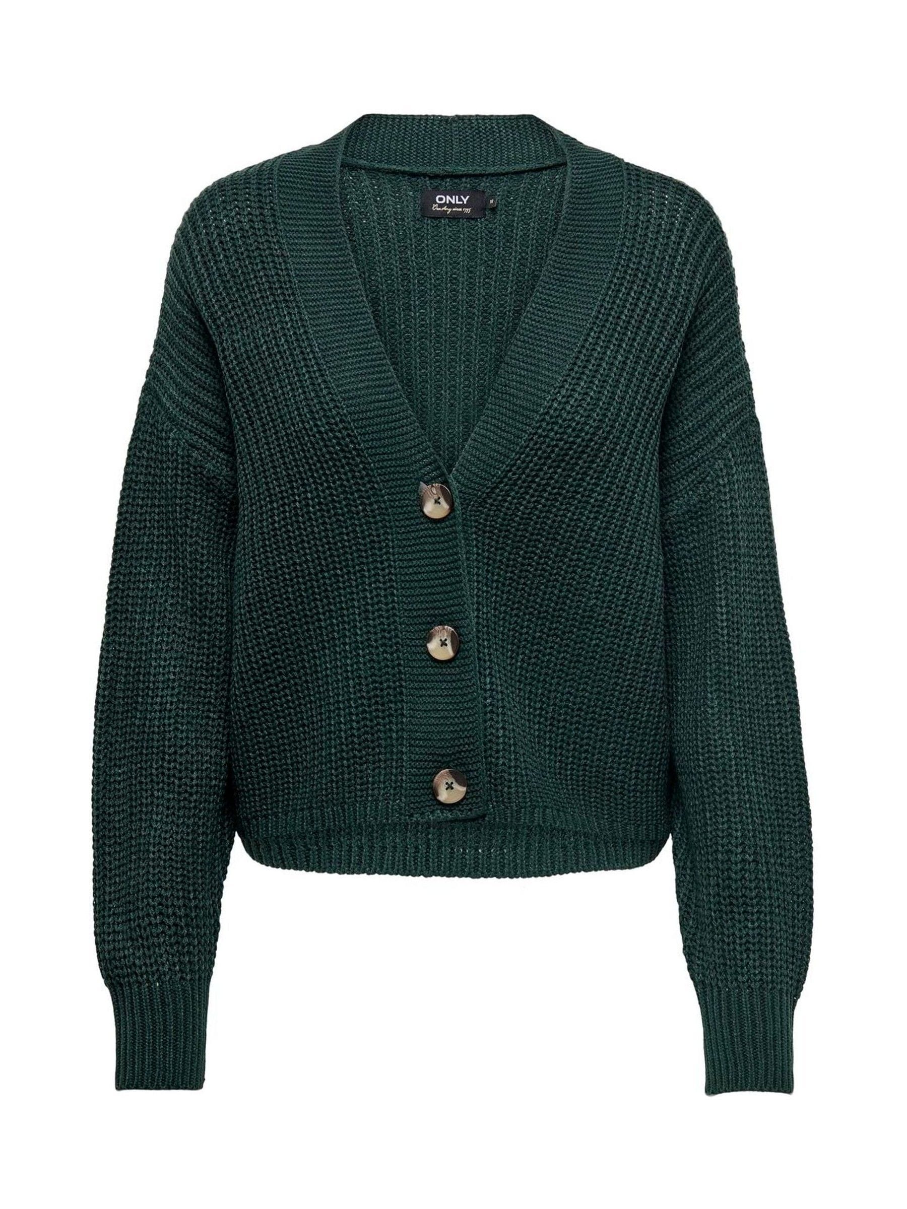トップス pois compact rib cardigan Buy ONLY Dark Green Ribbed Cardigan from Next South Africa