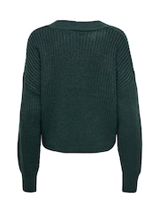 ONLY Green Button Through Cardigan - Image 5 of 6