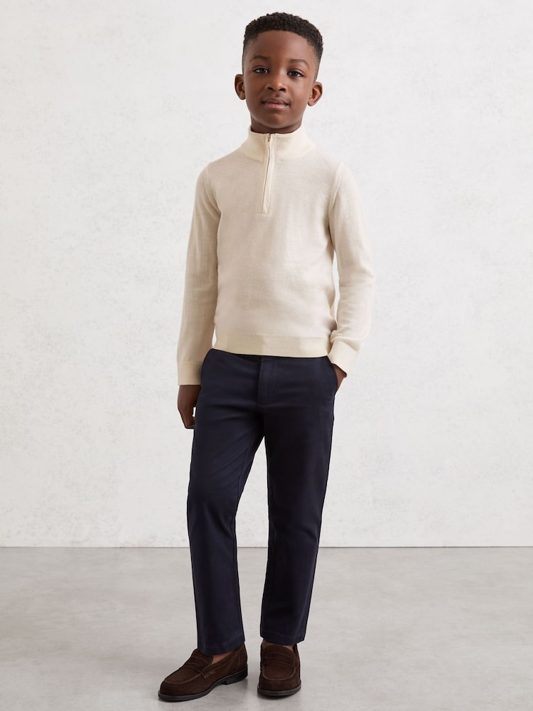 Reiss Snow White Blackhall Jumper - Image 2 of 4 Reiss Snow White Blackhall Jumper - Image 2 of 4