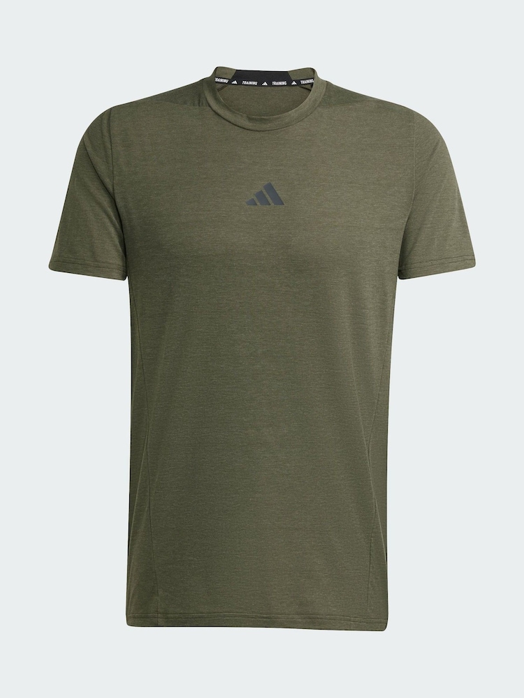 adidas Green Designed for Training Workout T-Shirt - Image 1 of 4 adidas Green Designed for Training Workout T-Shirt - Image 1 of 4
