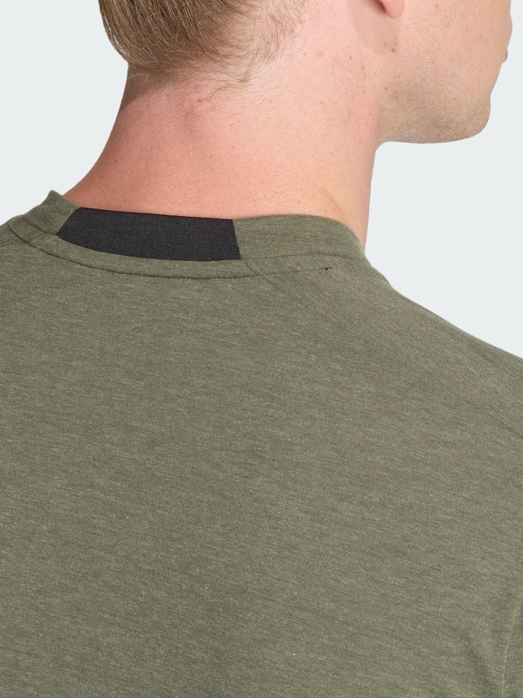 adidas Green Designed for Training Workout T-Shirt - Image 4 of 4 adidas Green Designed for Training Workout T-Shirt - Image 4 of 4
