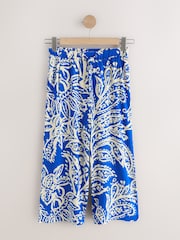 أزرق/بيج فاتح ـ طبعة ورق شجر - جيب شورت جيرسي - Image 6 of 8