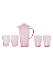 Decoris Pitcher & Plastic Glasses Set - Image 2 of 2