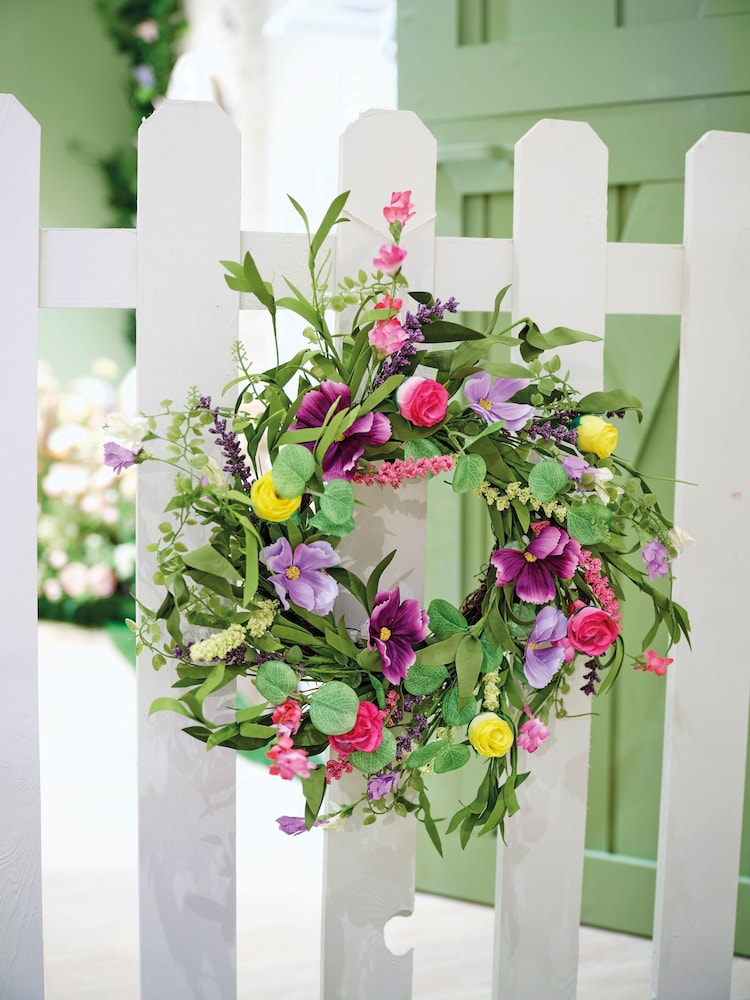 Decoris Wild Flower Wreath - Image 1 of 2