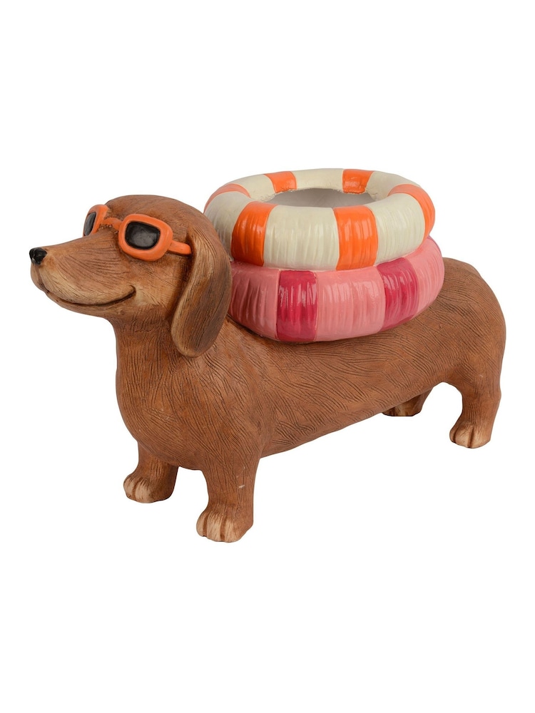 Decoris Sausage Dog Planter - Image 2 of 2