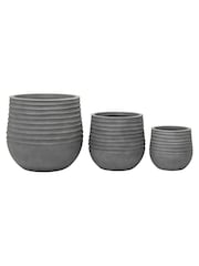 Decoris Set of 3 Jamie Plastic Planters - Image 3 of 3
