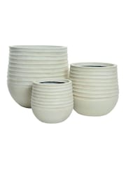 Decoris Set of 3 Jamie plastic Planters - Image 2 of 3