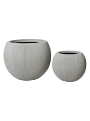 Decoris Plastic Lennox Planters - Image 2 of 2