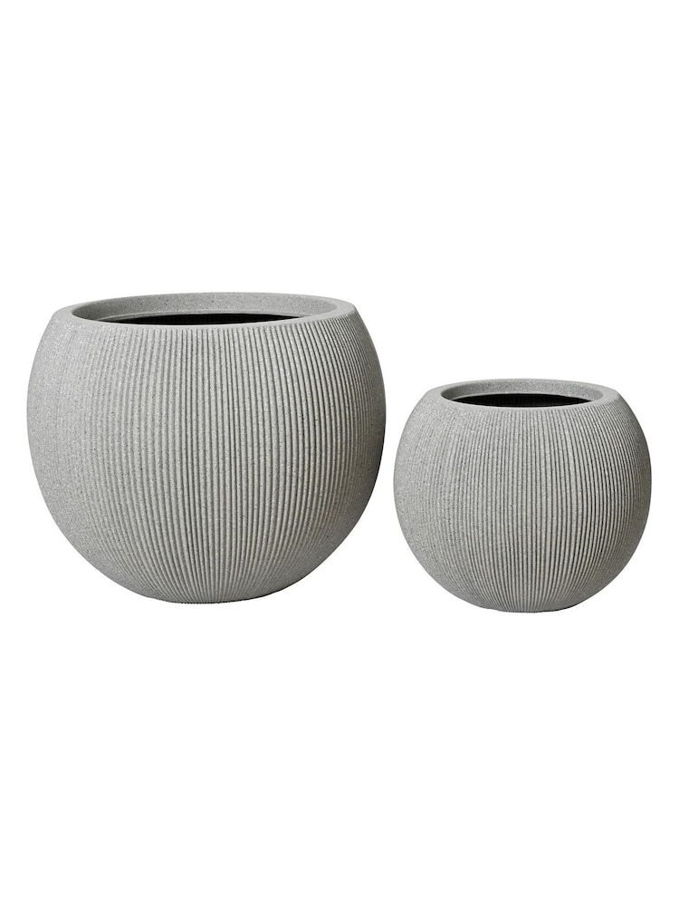 Decoris Plastic Lennox Planters - Image 2 of 2