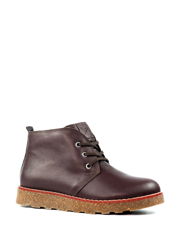 Lunar Claire III  Leather Ankle Brown Boots - Image 2 of 8