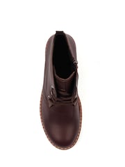 Lunar Claire III  Leather Ankle Brown Boots - Image 7 of 8