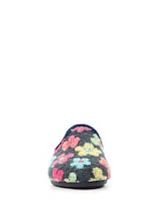 Lunar Blue Dolly Flower Mule Slippers - Image 5 of 8