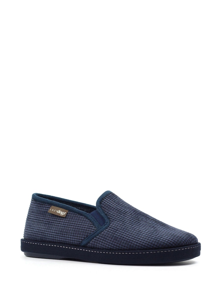 Lazy Dogz Blue Anderson Full Slippers - Image 1 of 6 Lazy Dogz Blue Anderson Full Slippers - Image 1 of 6