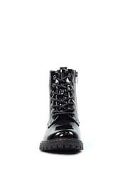 Lunar Alexis Patent Fashion Black Boots - Image 5 of 7
