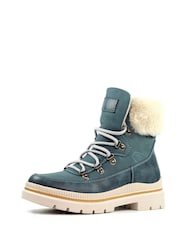 Lunar Blue Evelyn Teddy Trim Waterproof Boots - Image 3 of 6