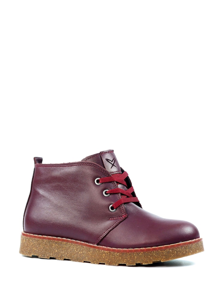Lunar Red Claire III  Leather Ankle Boots - Image 2 of 9