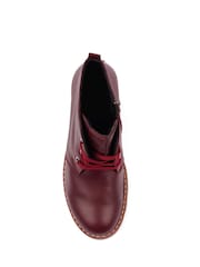 Lunar Red Claire III  Leather Ankle Boots - Image 7 of 9