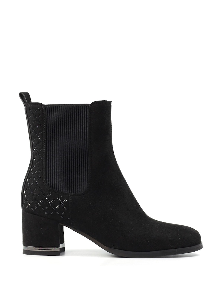 Lunar Aurora Heeled Ankle Black Boots - Imagen 2 de 6 Lunar Aurora Heeled Ankle Black Boots - Imagen 2 de 6