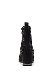 Lunar Aurora Heeled Ankle Black Boots - Imagen 4 de 6