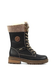 Lunar Cambridge Ice Grip Waterproof Black Boots - Image 2 of 6