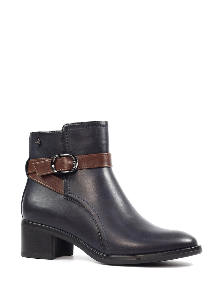 Lunar Blue Cassie Low Heel Ankle Boots - Image 2 of 7