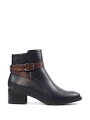 Lunar Blue Cassie Low Heel Ankle Boots - Image 4 of 7