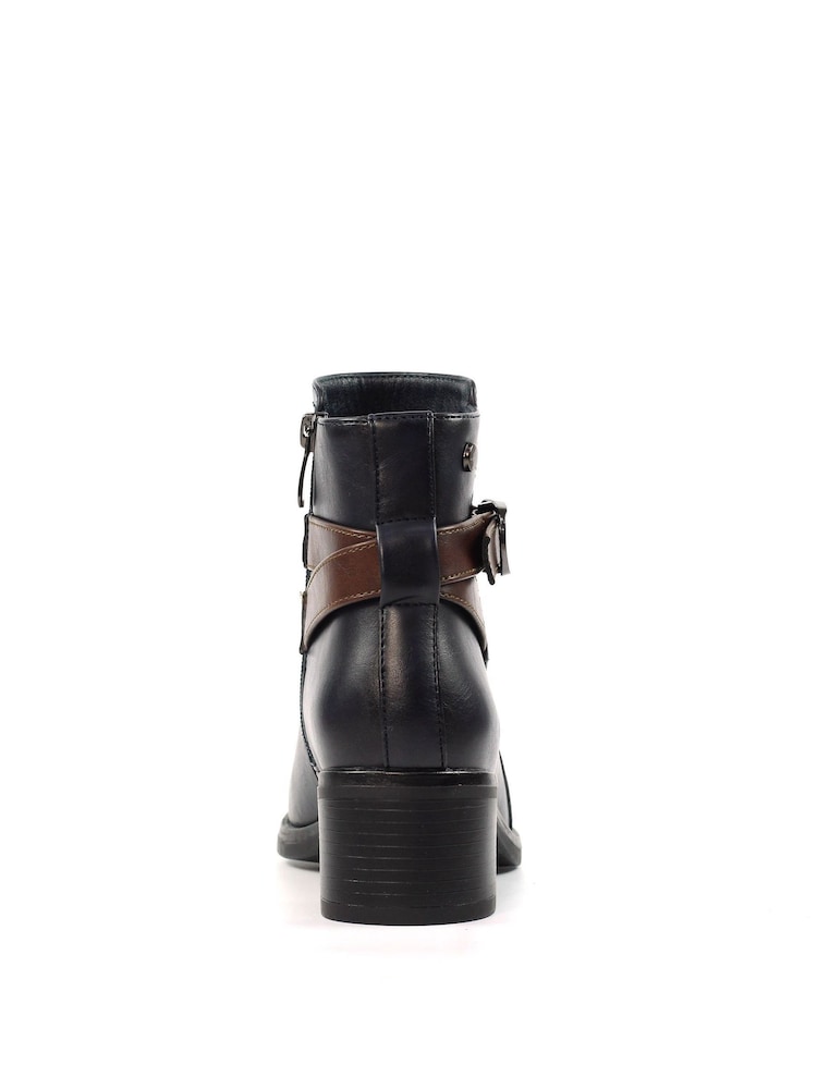 Lunar Blue Cassie Low Heel Ankle Boots - Image 7 of 7