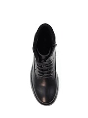 Lunar Dante Chunky Ankle Black Boots - Image 7 of 8