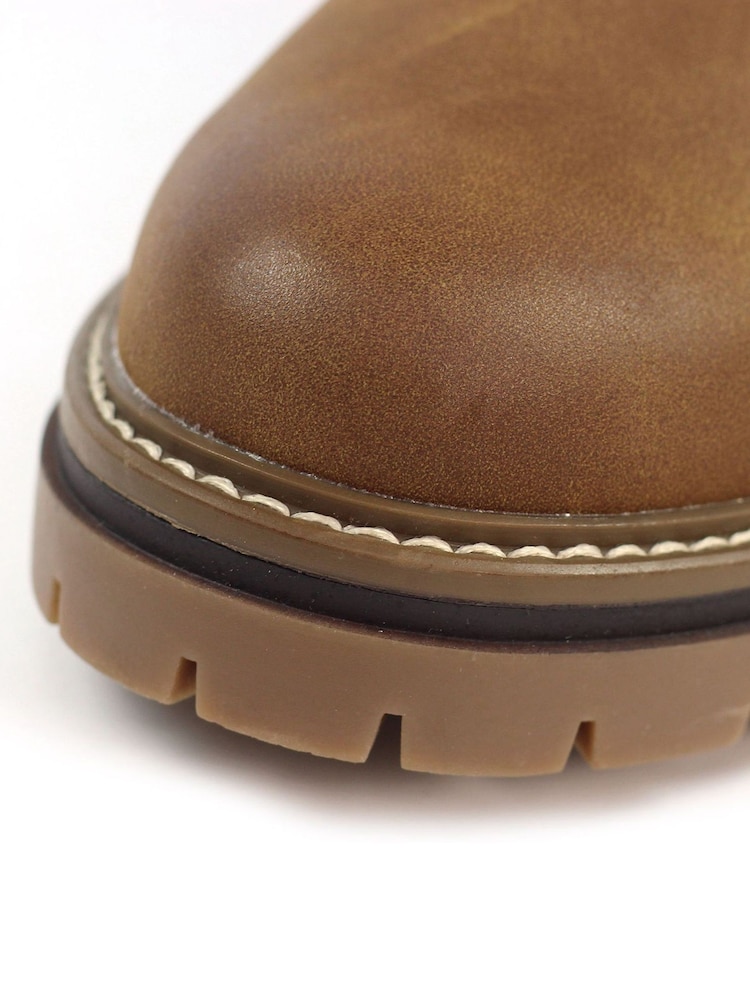 Lunar Caramel Waterproof Brown Boots - Image 8 of 8 Lunar Caramel Waterproof Brown Boots - Image 8 of 8