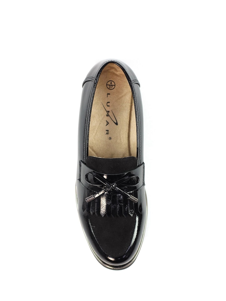 Lunar Cheska Black Loafers - Image 6 of 6