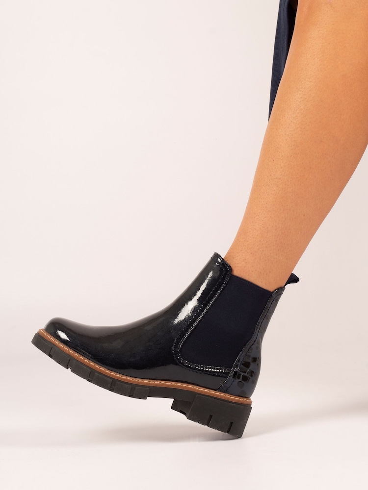Lunar Blue Peace Ankle Boots - Image 2 of 9
